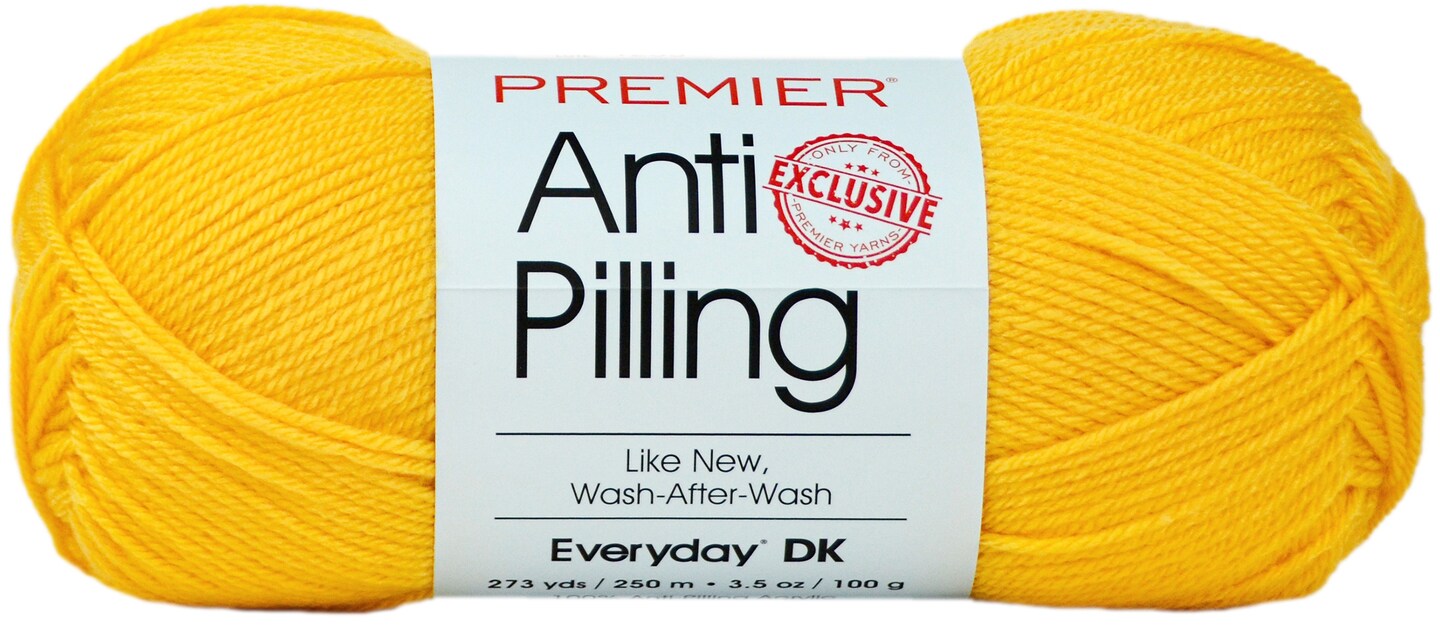 Premier Yarns Anti-Pilling Everyday DK Solids Yarn-Canary