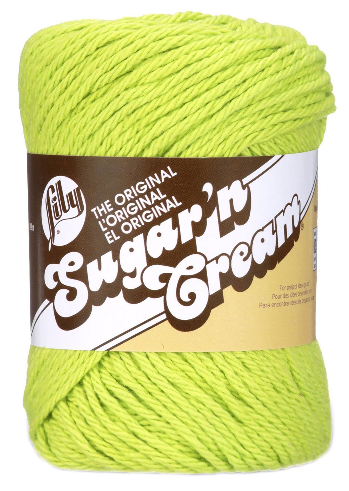 Lily Sugar&#x27;n Cream Yarn - Solids-Hot Green
