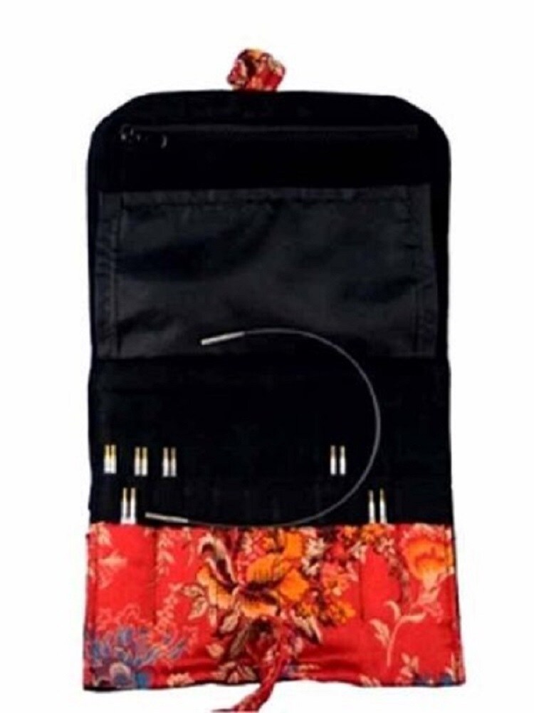 HiyaHiya Interchangeable 4 inch (10cm) Sharp Steel Knitting Needle Set Small Tip Sizes (US 2-8) HISSTINKIT4SM