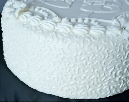 Cornelli Lace Cake Stencil | C752 by Designer Stencils | Cake Decorating Tools | Baking Stencils for Royal Icing, Airbrush, Dusting Powder | Reusable Plastic Food Grade Stencil for Cakes | Easy to Use &#x26; Clean Cake Stencil