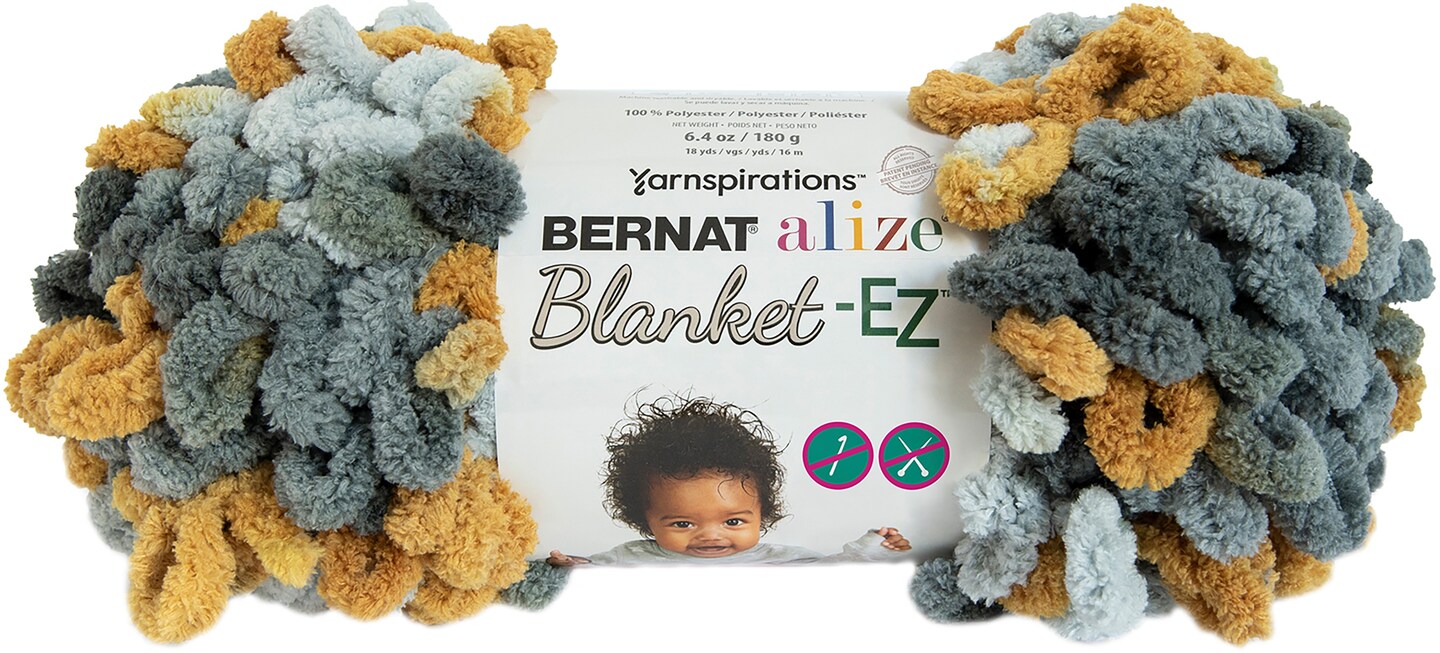 Bernat Alize BlanketEz YarnHarvest Grays Michaels