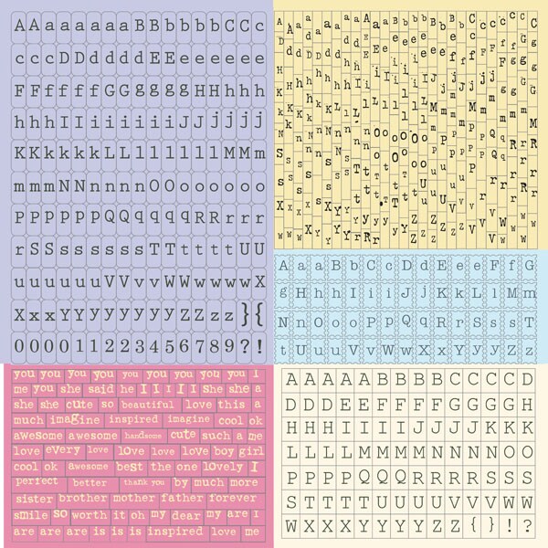 Prima Marketing Inc Tiny Alpha Sticker- Meadow 655350554293