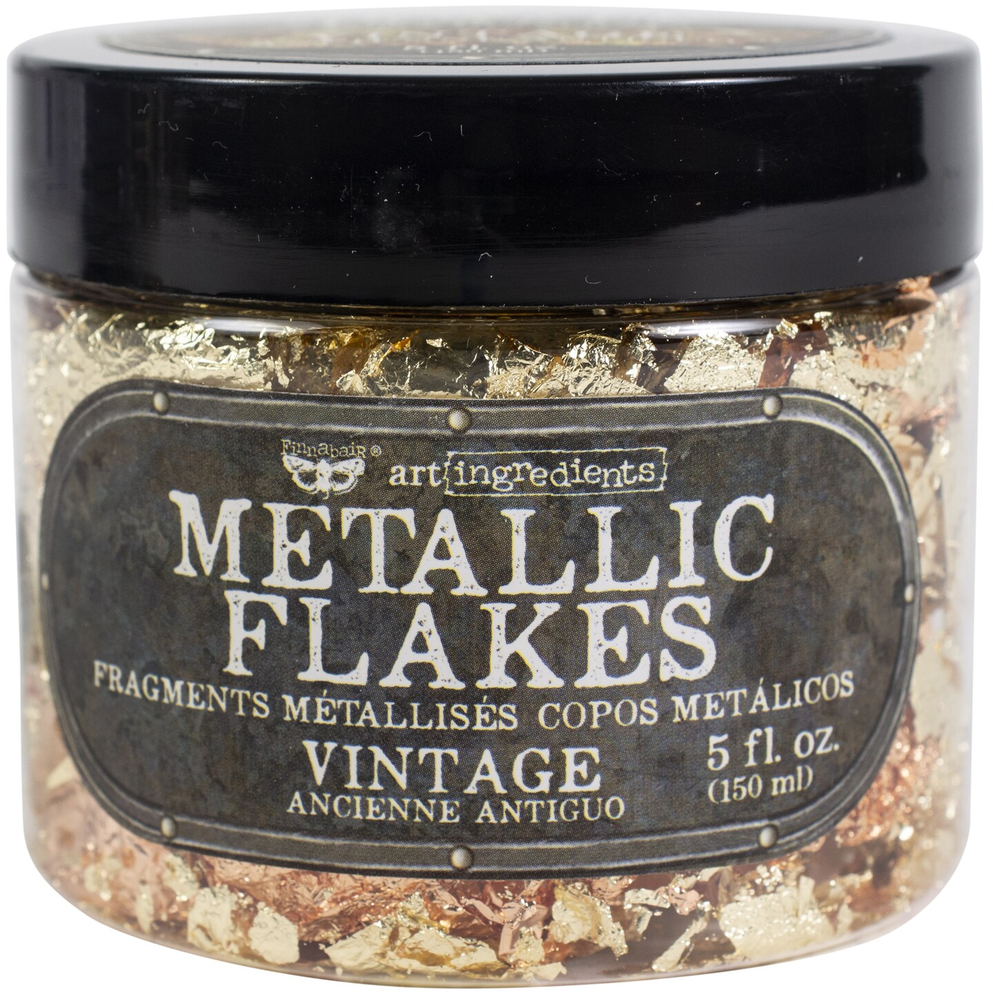 Finnabair Art Ingredients Metallic Flakes 150ml-Vintage