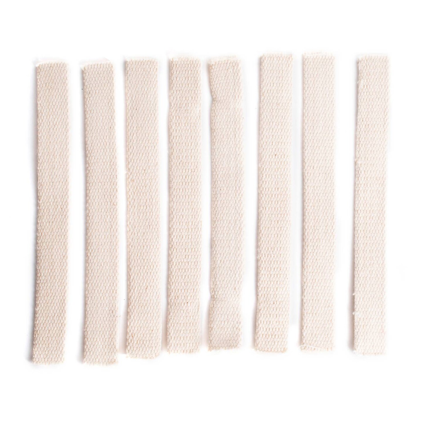 3/4" Wide Flat Cotton Oil Lamp Lantern Replacement Wicks Pack of 8