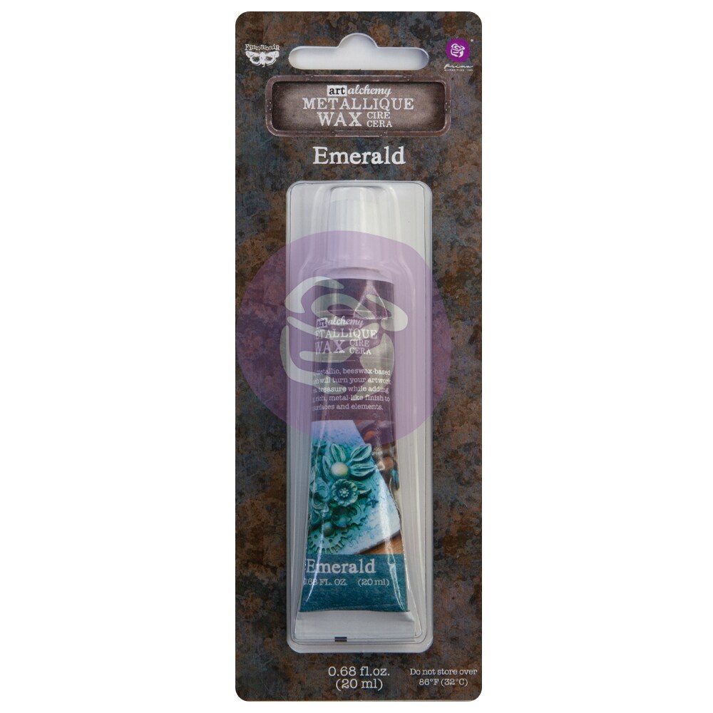 Prima Marketing Inc Art Alchemy - Metallique Wax - Emerald - 1 Tube, 20Ml 655350968397