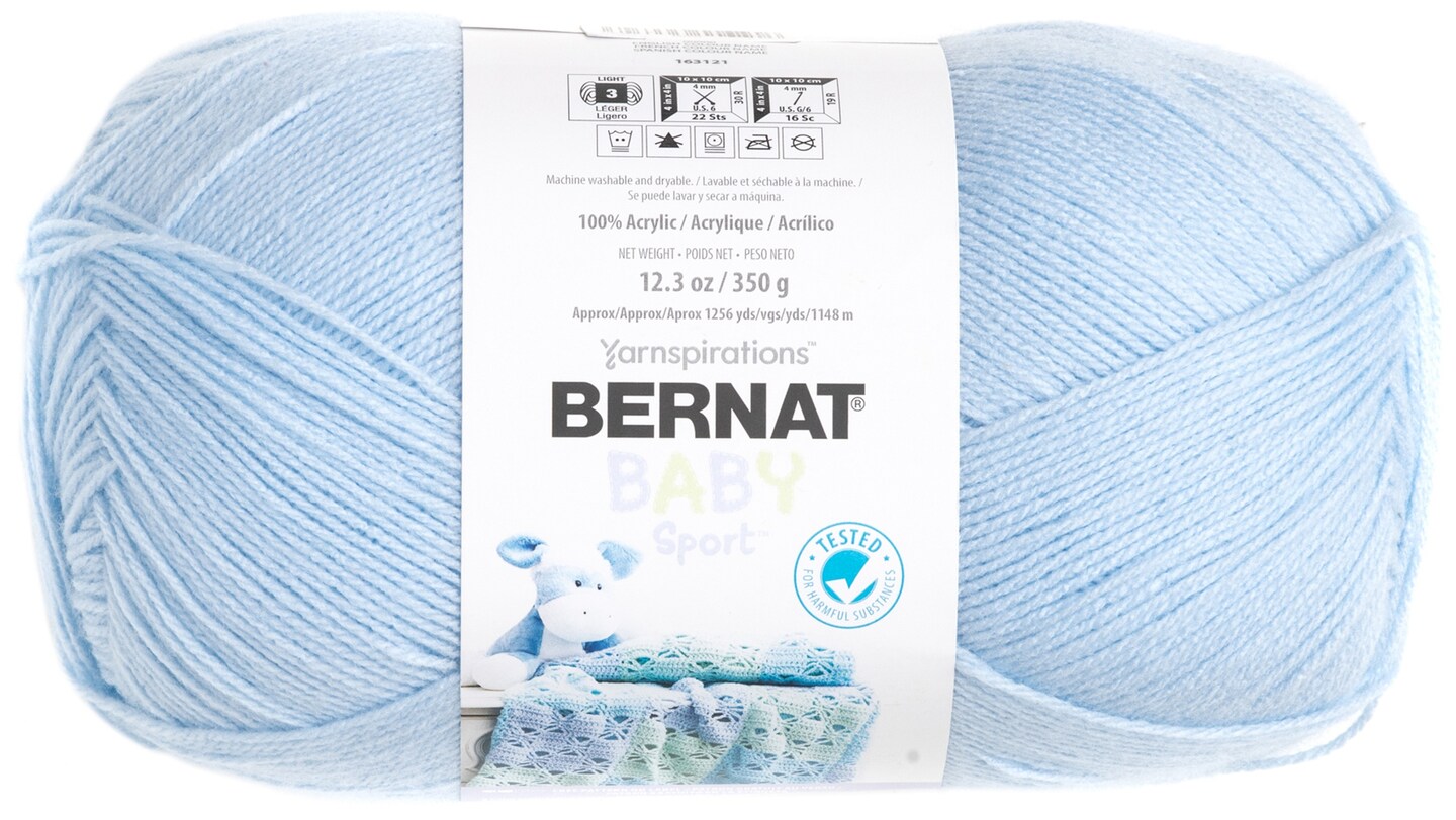 Bernat Baby Big Ball Sport Light Weight Acrylic Yarn
