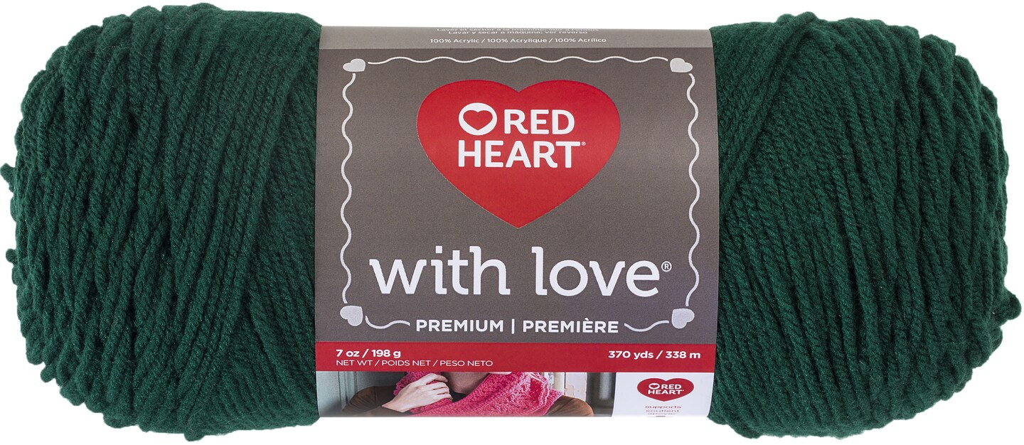 Red Heart With Love Yarn-Evergreen | Michaels