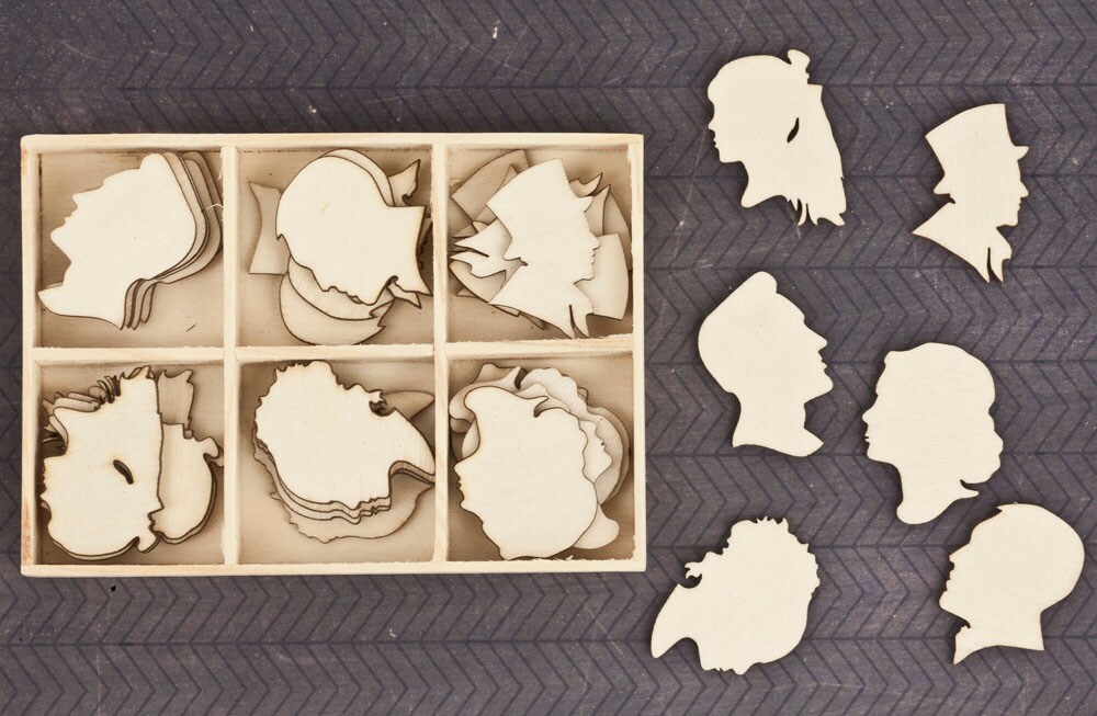 Prima Marketing Inc Wood Icons In A Box- Silhouette 655350570156