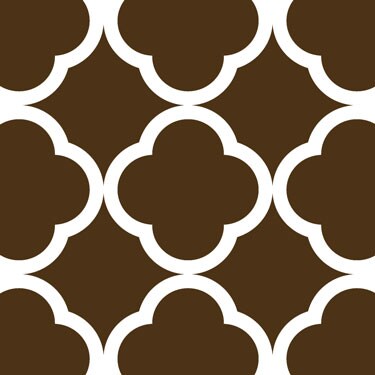 Large Quatrefoil Wall Stencil | 3641 by Designer Stencils | Pattern Stencils |