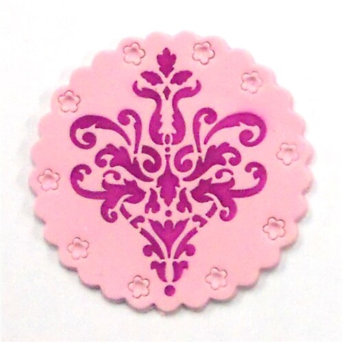 Lace Icon Cake Stencil Set | C715 by Designer Stencils | Stencils for Royal Icing, Airbrush, Dusting Powder |