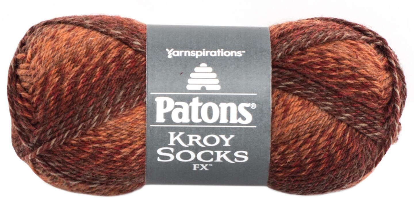 Patons Kroy Socks FX Yarn-Copper