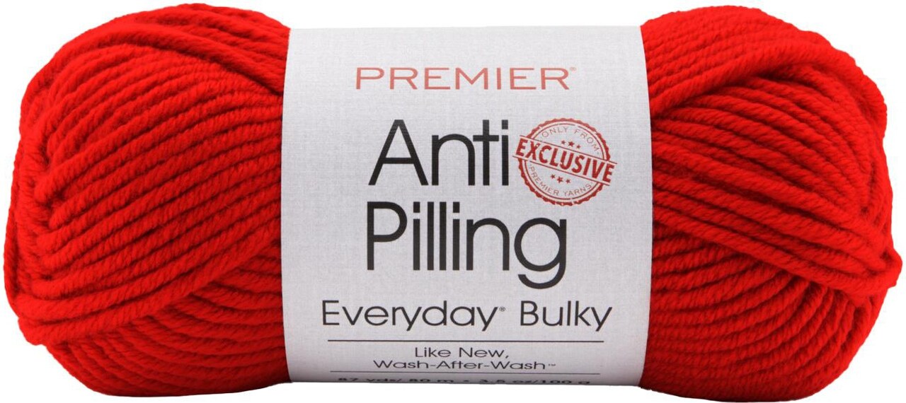 Premier Yarns Anti-Pilling Everyday Bulky Yarn-Red | Michaels