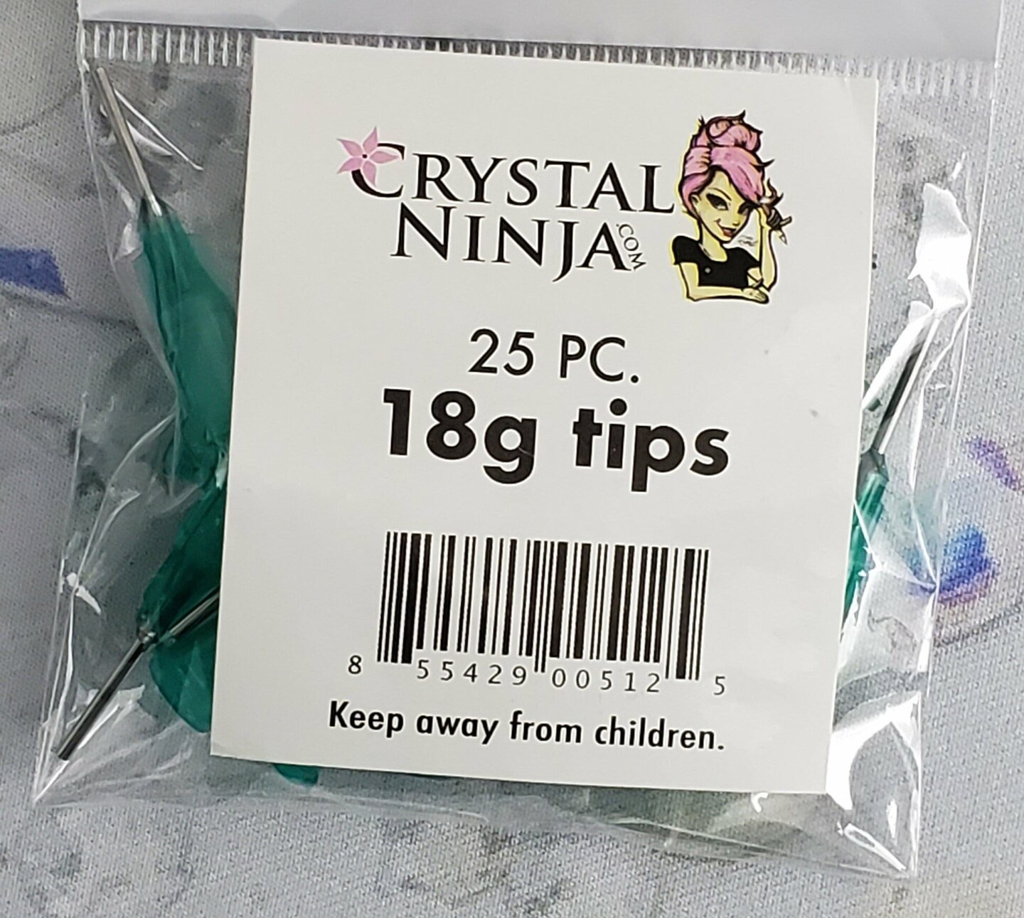 18g, 25pc Syringe Tips