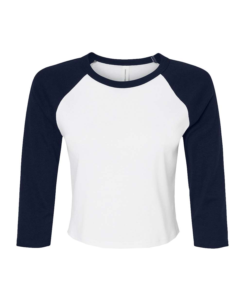 BELLA + CANVAS&#xAE; Women&#x27;s Micro Rib Three-Quarter Raglan Baby Tee