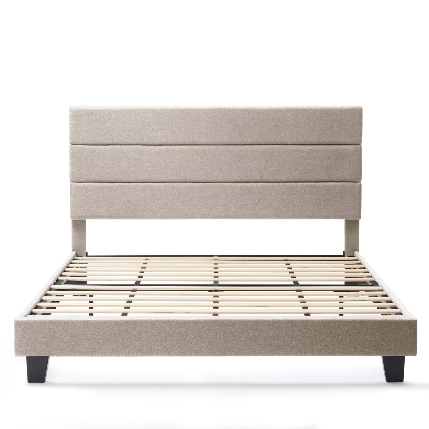 Nestl Horizontal Channel Upholstered Platform Bed