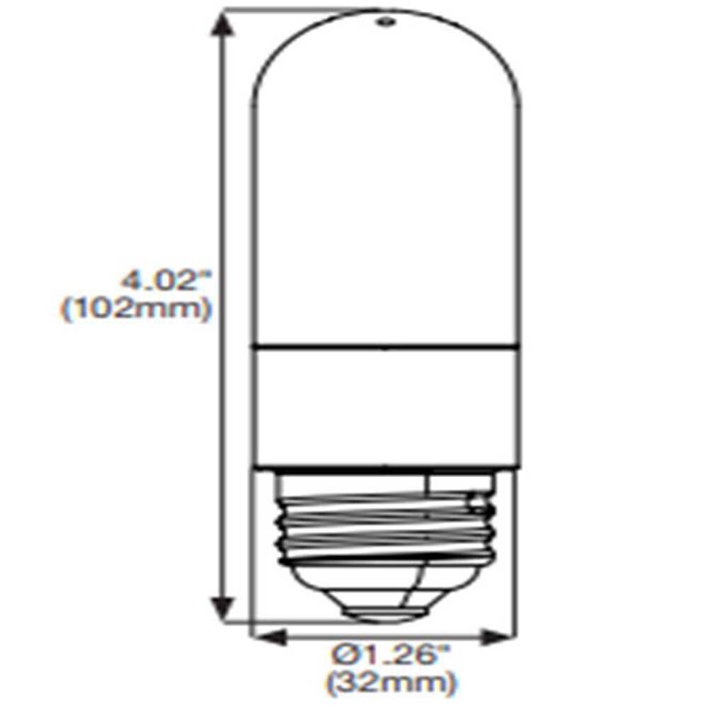Satco 8w T10 LED Frosted E26 Medium base 3000K High Lumen 120 Volt