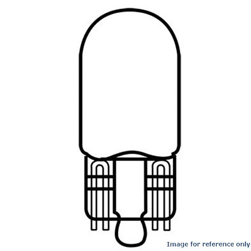 GE 25931 158 3w 14v T3.25 (T3 1/4) W2.1x9.5d Wedge Miniature Automotive bulb