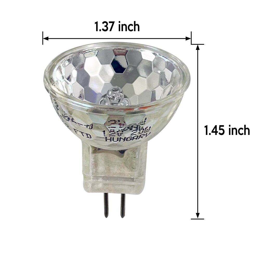 GE FTD - 20W 12V MR11 G4 2-Pin Flood 3500hr Halogen Light Bulb