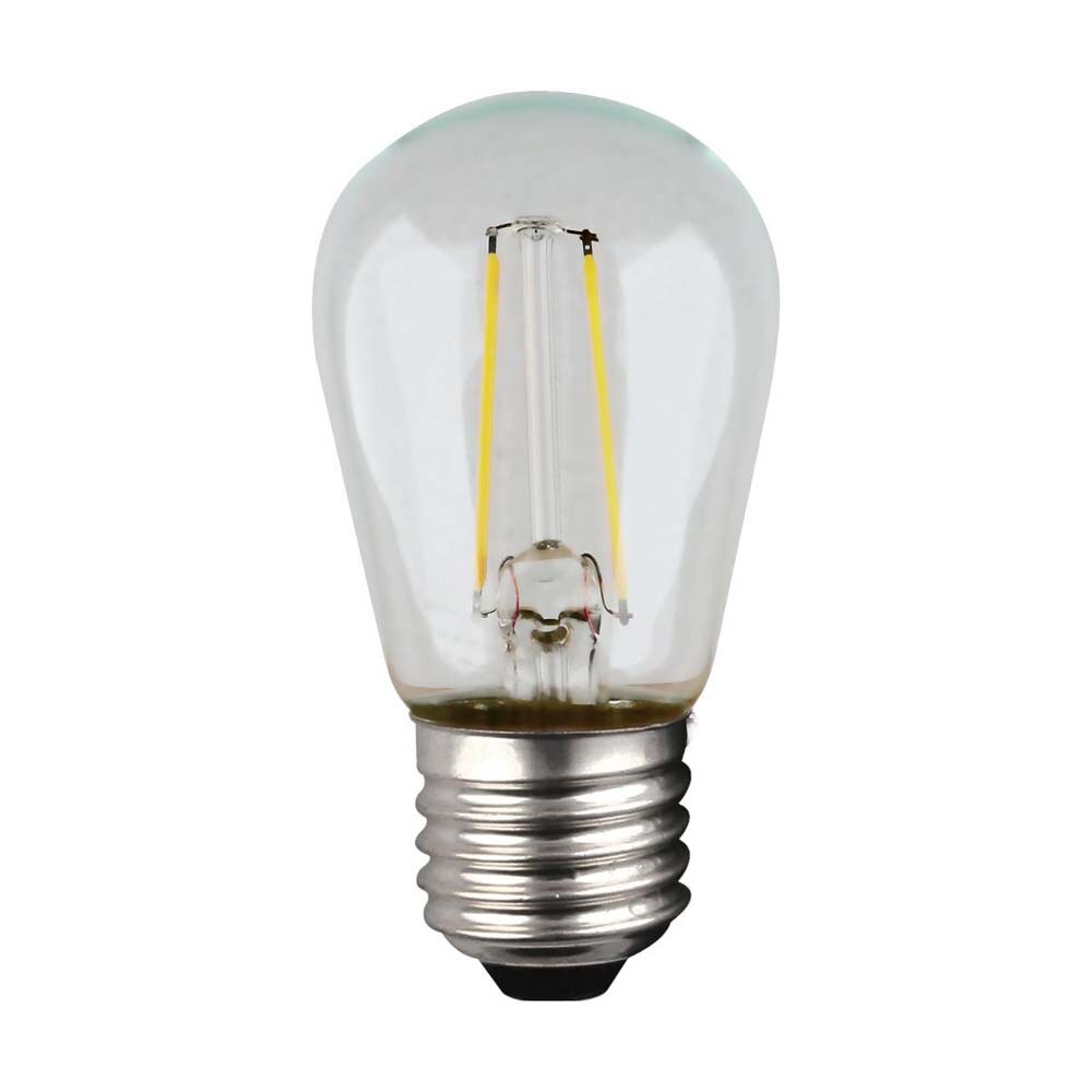 4Pk - Satco 120 Volt S14 LED String Light Replacement Bulb 2700K
