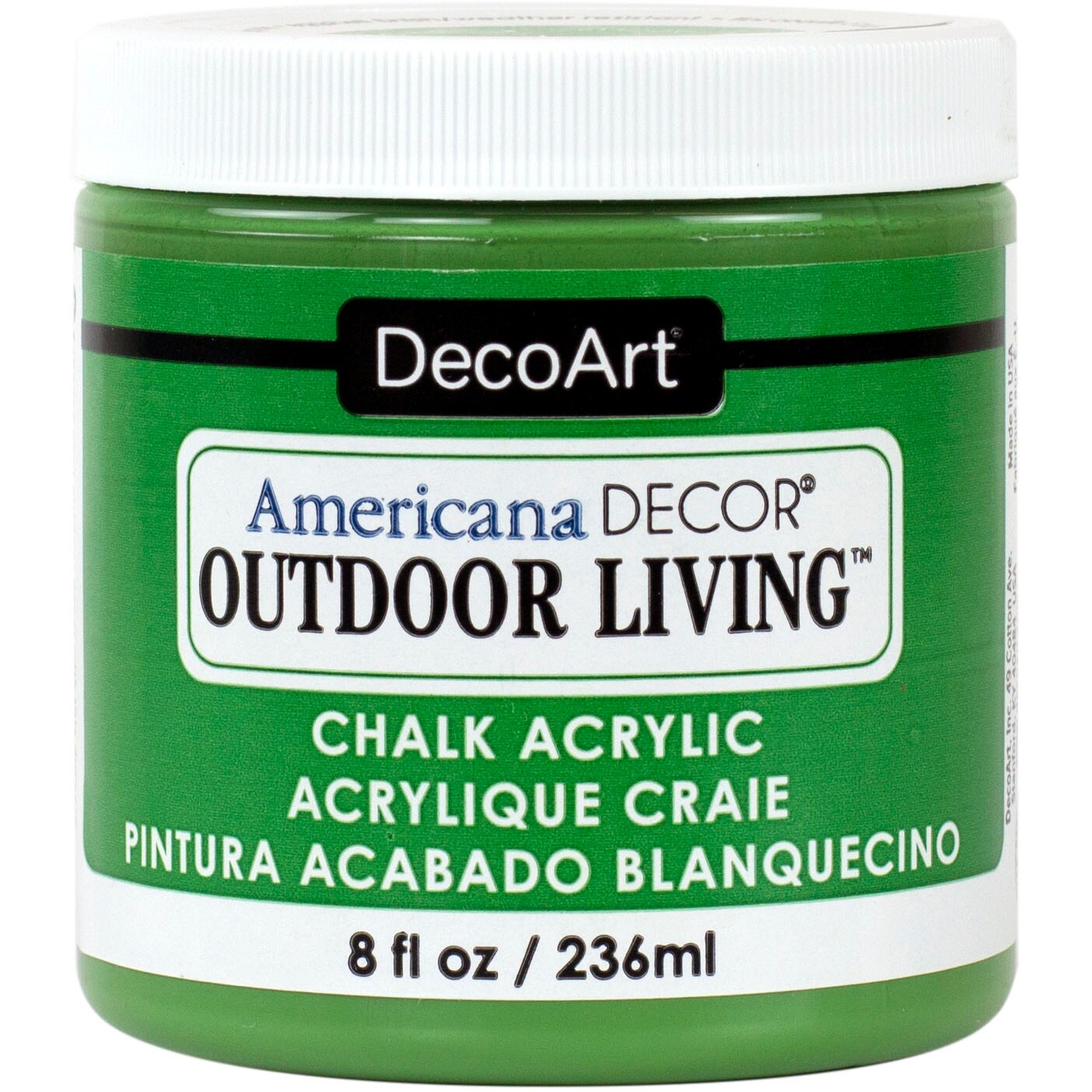DecoArt Americana Decor Outdoor Living Paint, 8oz., Lily Pad