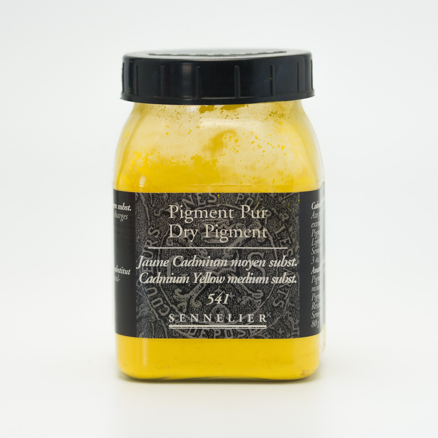 Sennelier Dry Pigment, 80g Jar, Cadmium Yellow Medium Hue