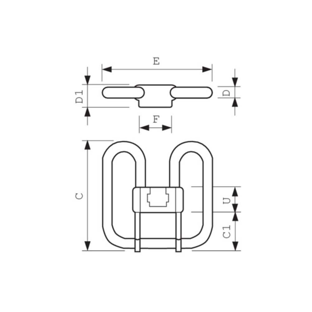 Philips PL-Q Pro 2D 28w/827 GR10q 4Pin 2700K Fluorescent Lamp