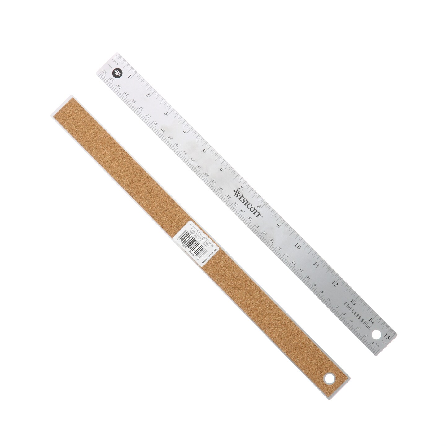 C-Thru Flexible Stainless Steel Ruler, 15