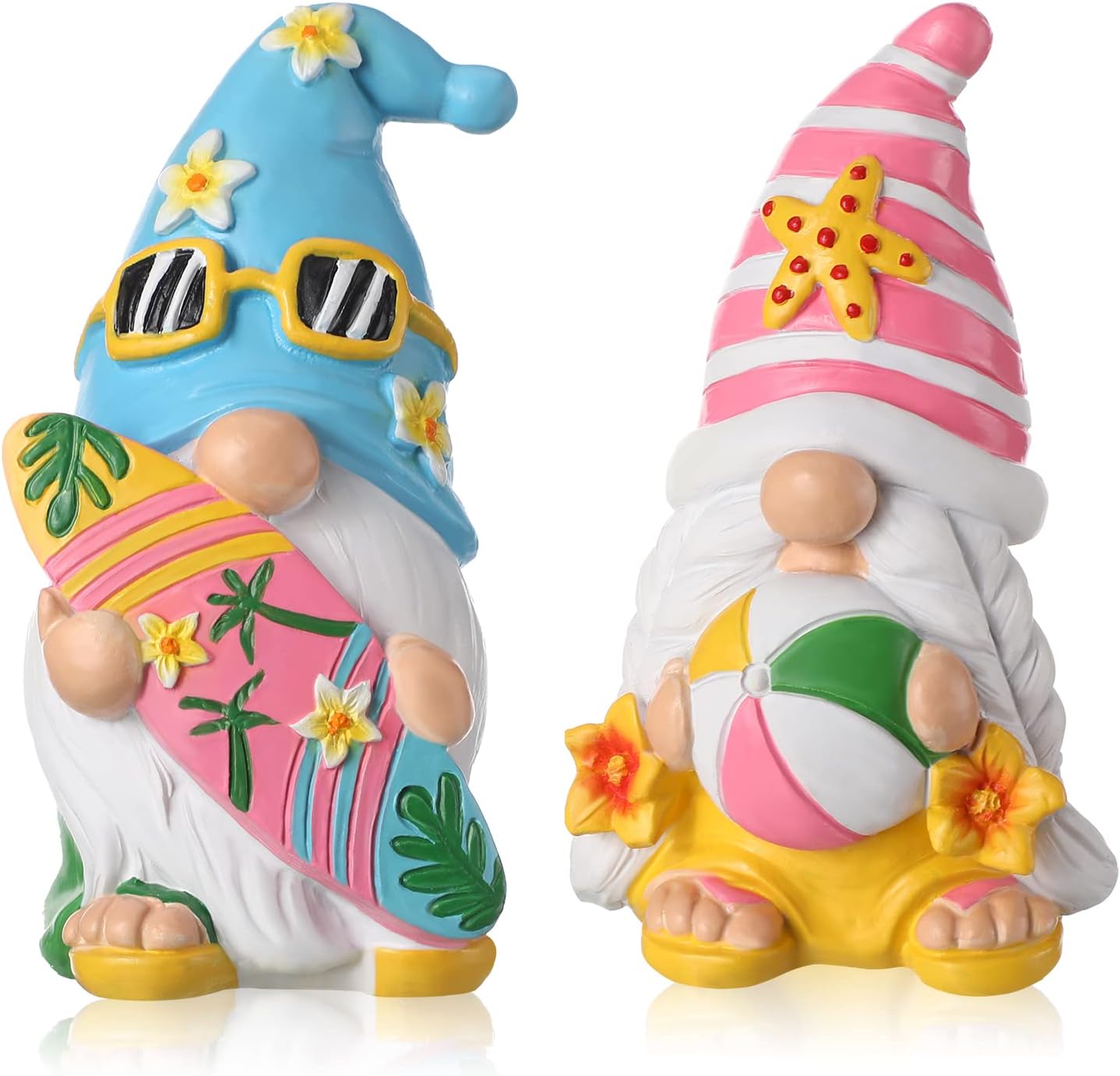 2 Pieces Summer Gnomes Beach Decorations