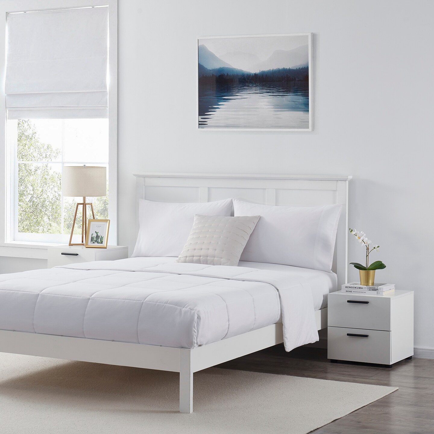 Nestl Small Night Stand End Table