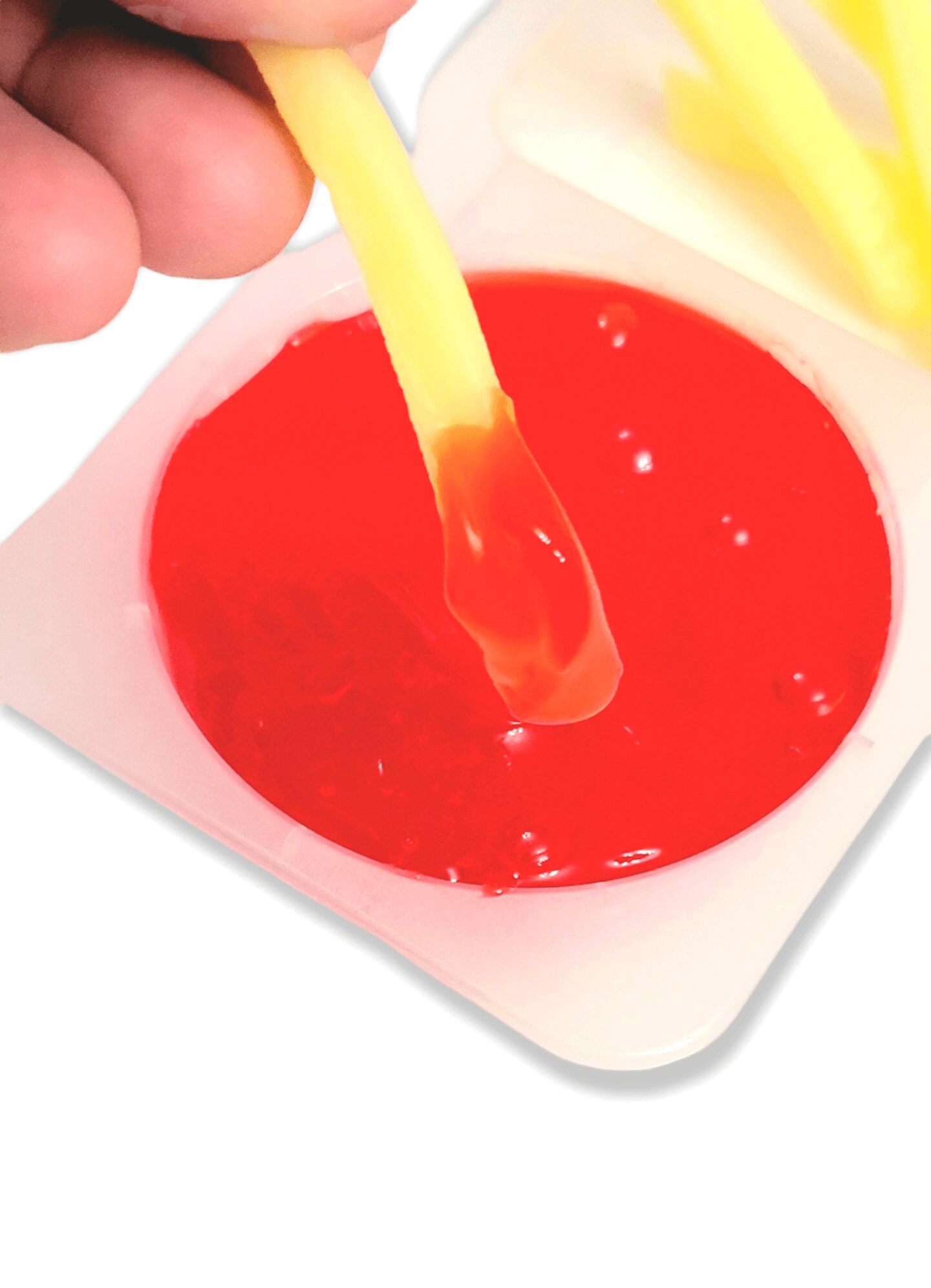 Fries And Ketchup Handmade Scented Clear Slime product 2