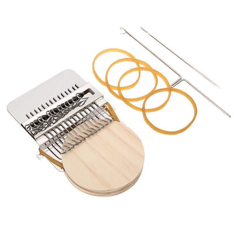 28 Hooks Type Small Loom Darning Loom DIY Weaving Darning Machine