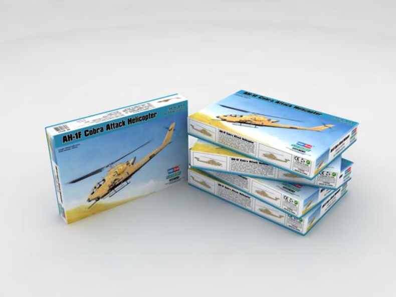 HobbyBoss  1/72 AH-1F COBRA ATTACK  HELICOPTER Plastic Model