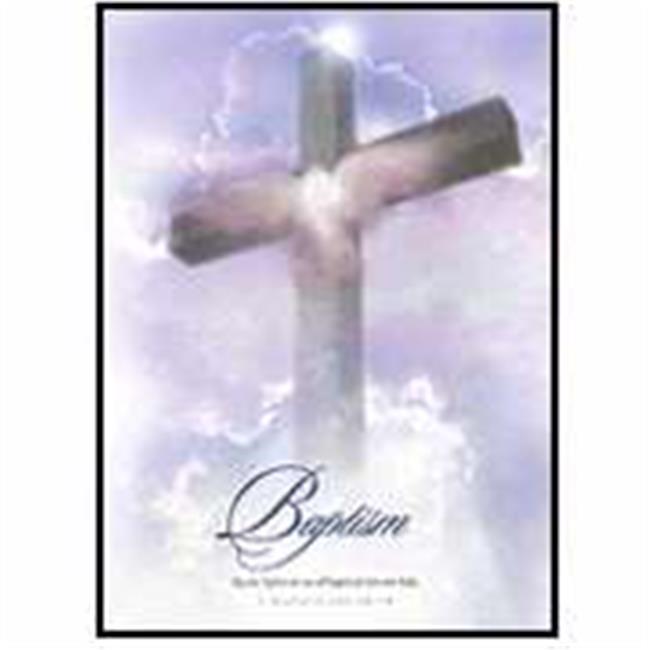 Warner Press 304884 Certificate - Baptism - Cross - Folded Full Color