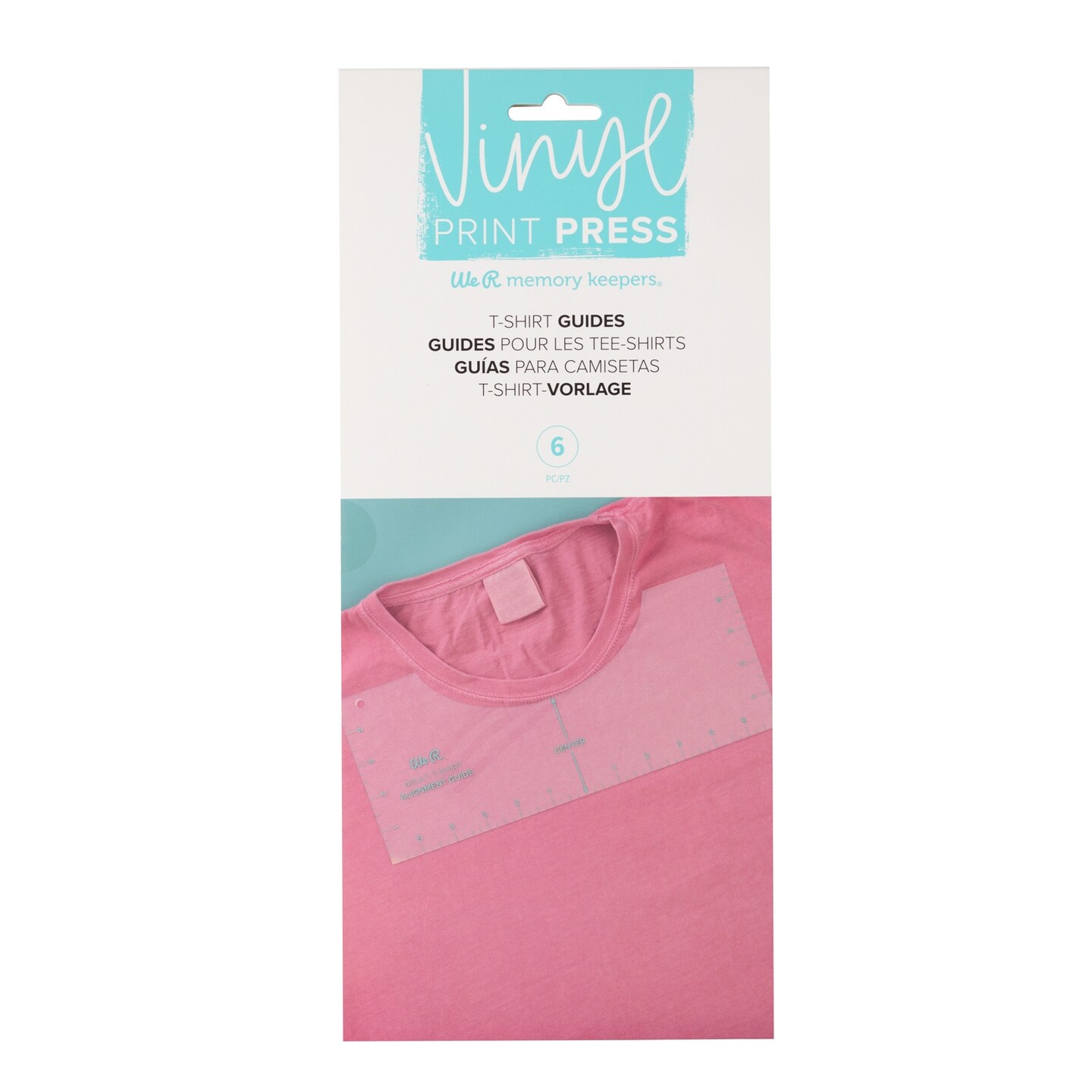 We R Vinyl Print Press T-Shirt Alignment Guides-6 Pieces
