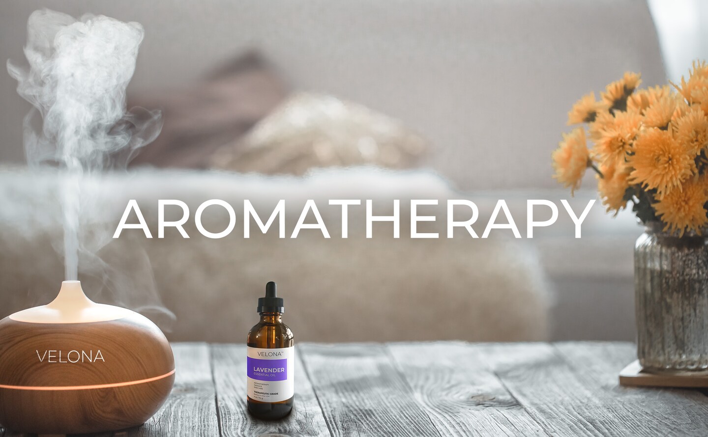 Lavender Essential Oil by Velona - 4 oz | Therapeutic Grade for Aromatherapy Diffuser