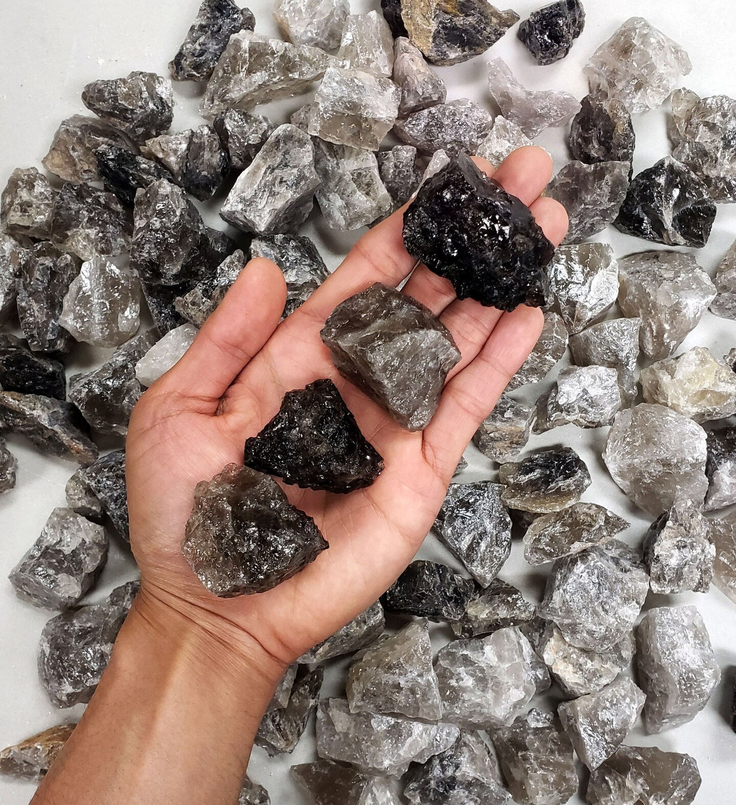 Smoky Quartz Crystals - Rough Stones Bulk