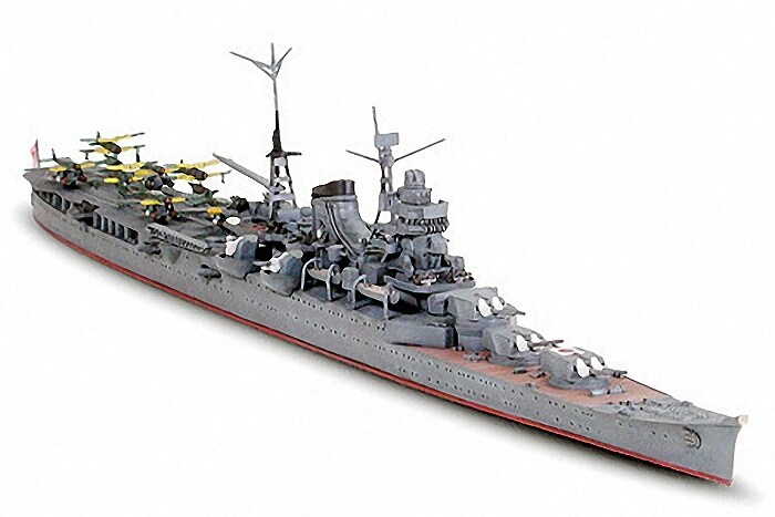 Tamiya 1/700 TAM31341 - 1/700 Tamiya IJN Mogami Cruiser Waterline ...