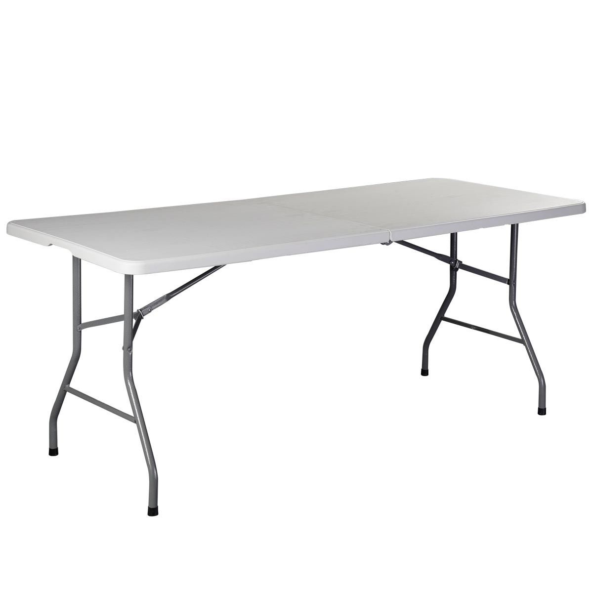 Costway 6&#x27; Folding Table Portable Plastic Indoor Outdoor Picnic Party Dining Camp Tables
