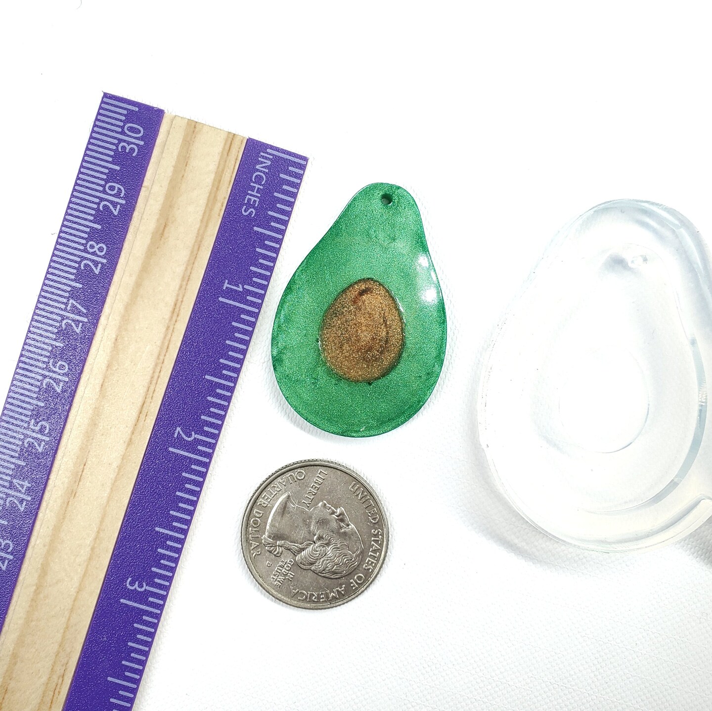 Avocado/Aguacate Dangle Earring Mold(C1)