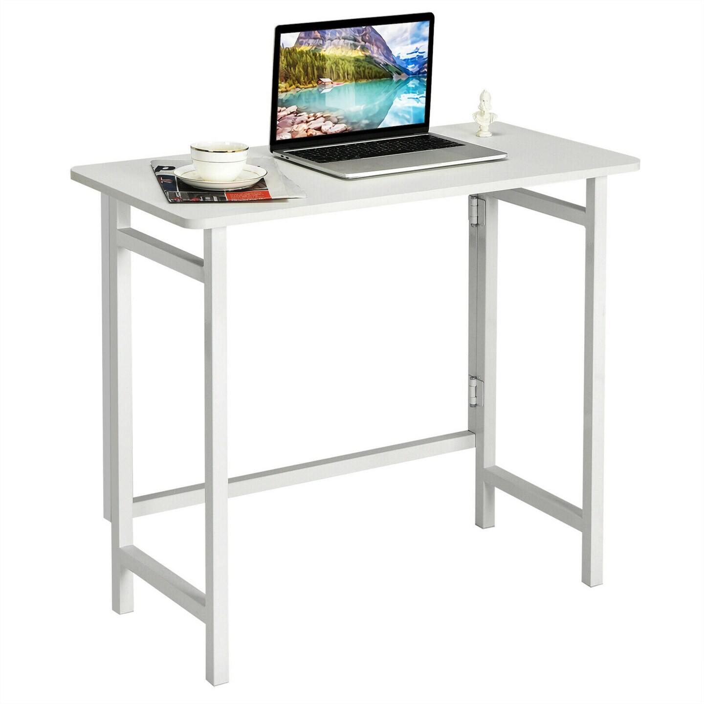 Costway Computer Desk PC Laptop Writing Table Workstation Home Office Study  Furniture