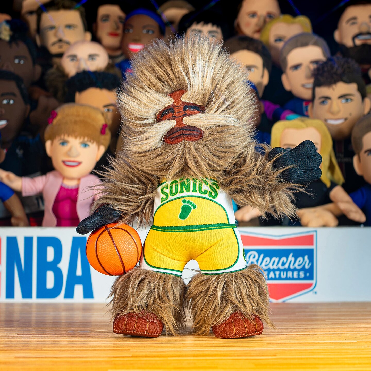 Bleacher Creatures Seattle SuperSonics Squatch 10&#x22; Mascot Plush Figure