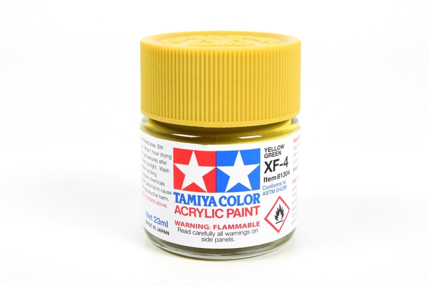 Tamiya   Xf-4 Yellow Green Acrylic Paint