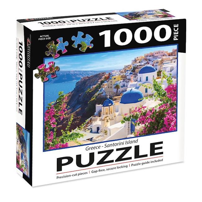 The LANG Companies Greece-Santorini Island Jigsaw Puzzle- 1000 Piece