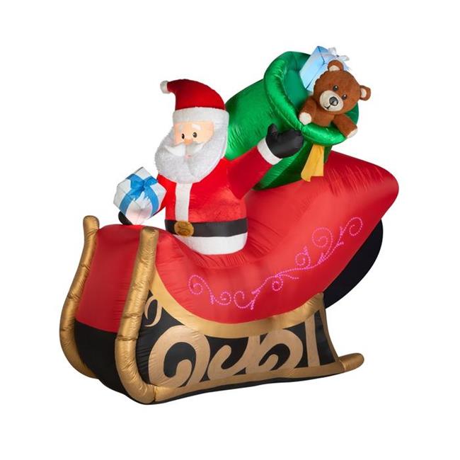 Airblown Inflatables G08 119835X Santas Sleigh Inflatable with Micro ...