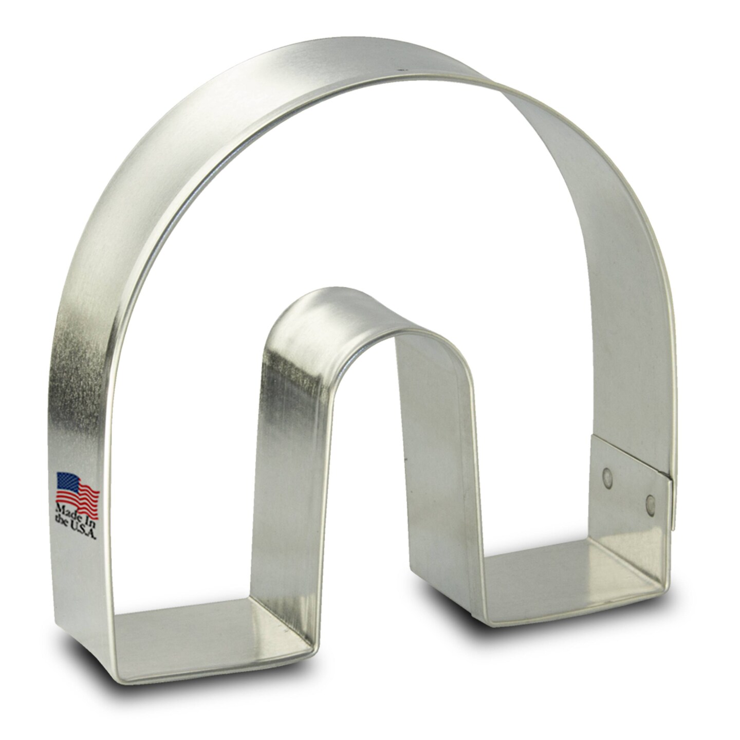 CookieCutter.com Cookie Cutters Rainbow Horse Shoe Cookie Cutter 3 in, Tin Plate Steel, Handmade in USA