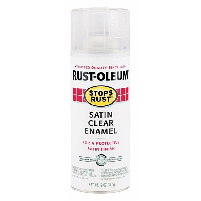 Rust-Oleum  12 oz Satin Clear Spray Paint