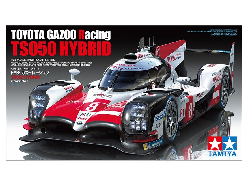 Tamiya 1/24 TAM24349 - 1/24 Tamiya Toyota TS050 Hybrid Gazoo Race Car ...