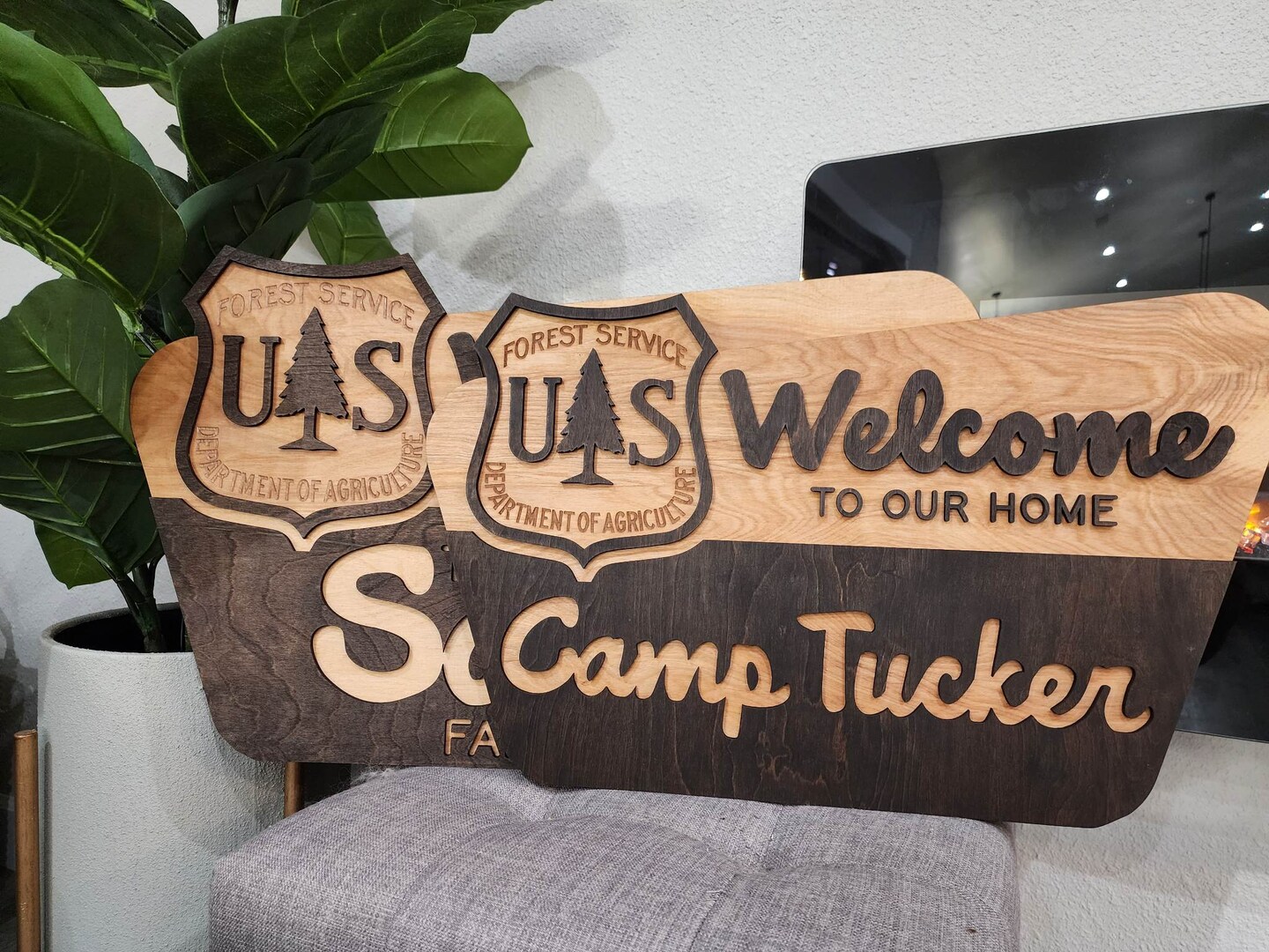 Home & Living :: Home Decor :: Signs :: National Forest Service Welcome