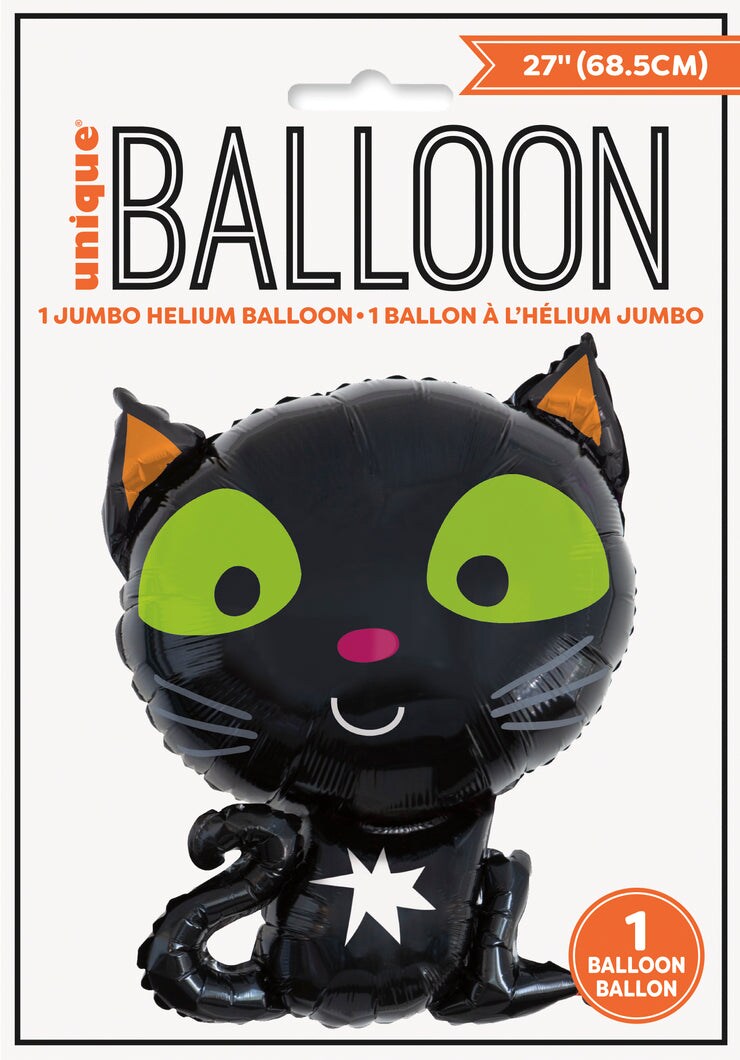 Black Cat 24&#x22; Foil Balloon, 1ct