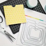 Metal Mini Envelope Die-Cutting 4 Piece Dies Set